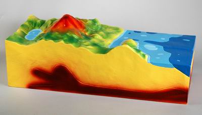 Модель вулкана.